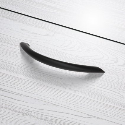 Úchytka - XH10, Čierna matná (VAR ROZTEC 96 mm)