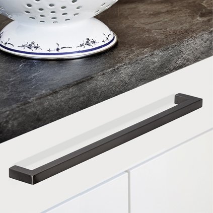 SIRO - Úchytka - 2387H, Nerez antracit svetlý (VAR ROZTEC 160 mm)