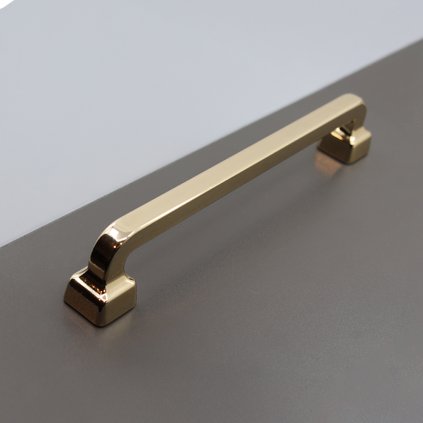 Úchytka - BM Brera, Mosadz lesk (VAR ROZTEC 160 mm)