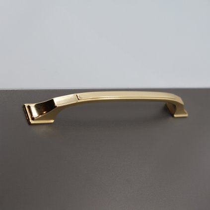 Úchytka - BM Imperia, Mosadz lesk (VAR ROZTEC 160 mm)