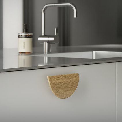 Úchytka - Furnipart HORIZON / Dub lakovaný (VAR ROZTEC 32 mm)