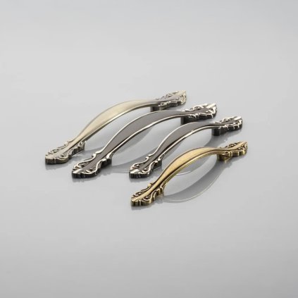 Úchytka - WERONA 96 mm (Variant Farba Chróm čierna / zlatá)