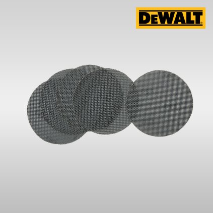 DeWALT - Sieťovina brúsna, Ø125 mm, suchý zips, 5 ks (Variant zrnitosť P60)