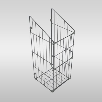 Kôš na bielizeň, Grafit (Variant Šírka 530 mm)