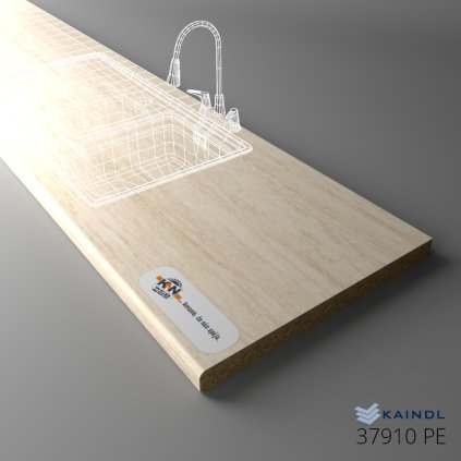KAINDL - Pracovná doska - 37910 PE - Tibur (Variant Dľžka 4100 mm, Variant Šírka 900 mm)