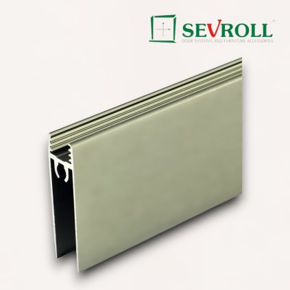 SEVROLL - rám vodorovný spodný 10mm oliva (Variant Dľžka 1700 mm)