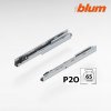 BLUM ANTARO TIP-ON plnovýsuv s tlmením 65kg - 576. (Variant Dľžka 500 mm)