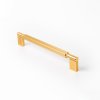 Úchytka - Viefe ARPA Mosadz brúsená (VAR ROZTEC 192 mm)