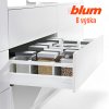 BLUM - ANTARO TOB - KOMPLET SET - sada B - biela - 30kg- plnovýsuv s tlmením (Variant Dľžka 500 mm)