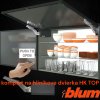 BLUM - AVENTOS HK TOP - TIP-ON - KOMPLET SET - sada - sivá tmavá - na úzky hliníkový rám (VAR ROZTEC 20K2300)