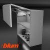 BLUM - AVENTOS -  HF TOP - KOMPLET SET - HF28 - sada biela - plné dvere + plné dvere (VAR ROZTEC HF28/RAMENO32)