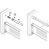 Metalbox reling (Variant Dľžka 500 mm, Variant Farba Biela)