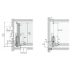 Hettich - ATIRA - QUADRO V6 plnovýsuv s tlmením, 30kg (Variant Dľžka 260 mm)