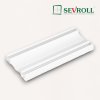 SEVROLL - spodné vedenie Elegant biela matná (Variant Dľžka 3000 mm)