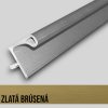 S068 - Úchytkový profil pre horné skrinky - 4 m (Variant Farba Zlatá brúsená)