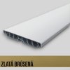 Sokel - S100 s fóliou - výška 100 mm (Variant Farba Zlatá brúsená)