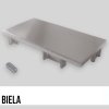 S056/z3 - Záslepka plná hliníková  LED ľavá - pre profil S056/LED (Variant Farba Hliník)