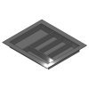 Hettich-OrgaTray 440 príborník biely, hľbka 380 - 440 mm šírka (VAR ROZTEC 701 - 800 mm)