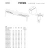 Úchytka - Viefe FORMA 19 zafrézovacia, Nerezový efekt (Variant Dľžka 797 mm)