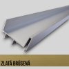 S160 - Úchytkový profil - zvislý - jednostranný - 2,7 m (Variant Farba Zlatá brúsená)