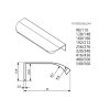 Úchytka - UA02, Inox (VAR ROZTEC 320 mm)