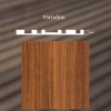 LATHO - Fresati PORTOFINO, Multiplex, hrúbka 20 mm, drevina - (Variant Drevo TEAK)