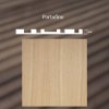 LATHO - Fresati PORTOFINO, Multiplex, hrúbka 20 mm, drevina - (Variant Drevo TEAK)