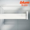 BLUM - ANTARO TOB - KOMPLET SET - sada M - biela - 30kg- plnovýsuv s tlmením (Variant Dľžka 450 mm)