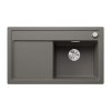 Blanco - SET Drez Zenar 45 S + Batéria Linus - S + Smetný kôš Flexon II, Sivá vulkán (Variant orientácia Ľavá, Variant širka korpusu pre kôš 600 mm)