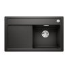 Blanco - SET Drez Zenar 45 S + Batéria Linus - S + Smetný kôš Flexon II, Čierna (Variant orientácia Pravá, Variant širka korpusu pre kôš 600 mm)