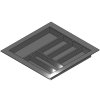 Hettich-OrgaTray 440 príborník antracit, hľbka 441 - 520 mm šírka (VAR ROZTEC 351 - 400 mm)