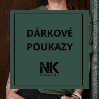 🎁 DÁRKOVÝ POUKAZ NANAKIDS Chcete udělat radost, ale nejste si jistí výběrem? Sáhněte po dárkovém poukazu, to je trefa do...