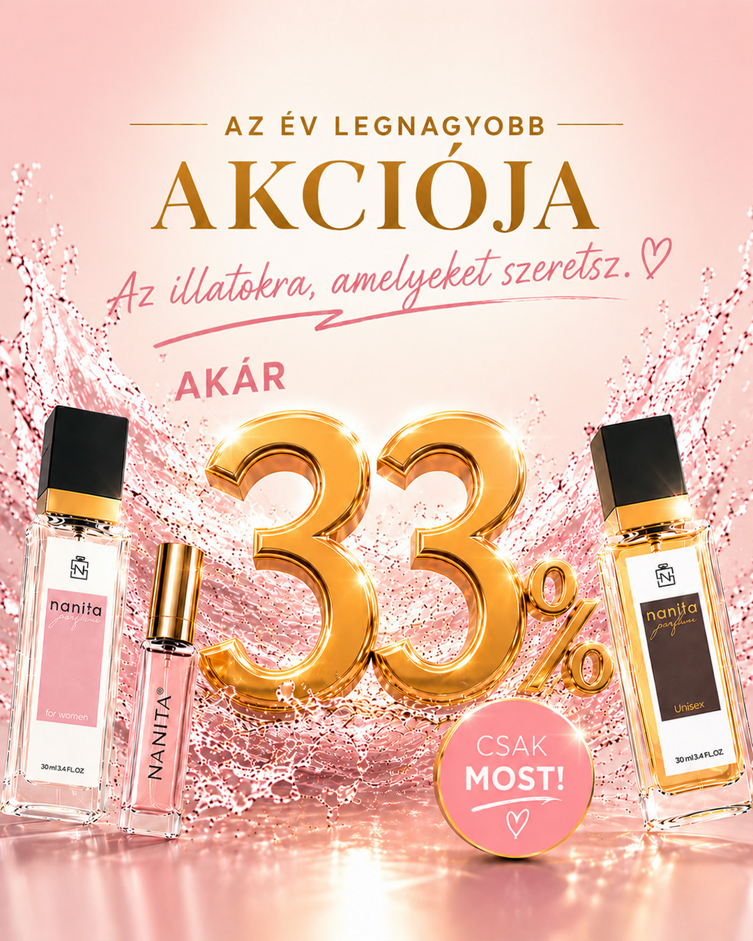 ⚠️ Akár 33% kedvezmény az akciós kategóriában