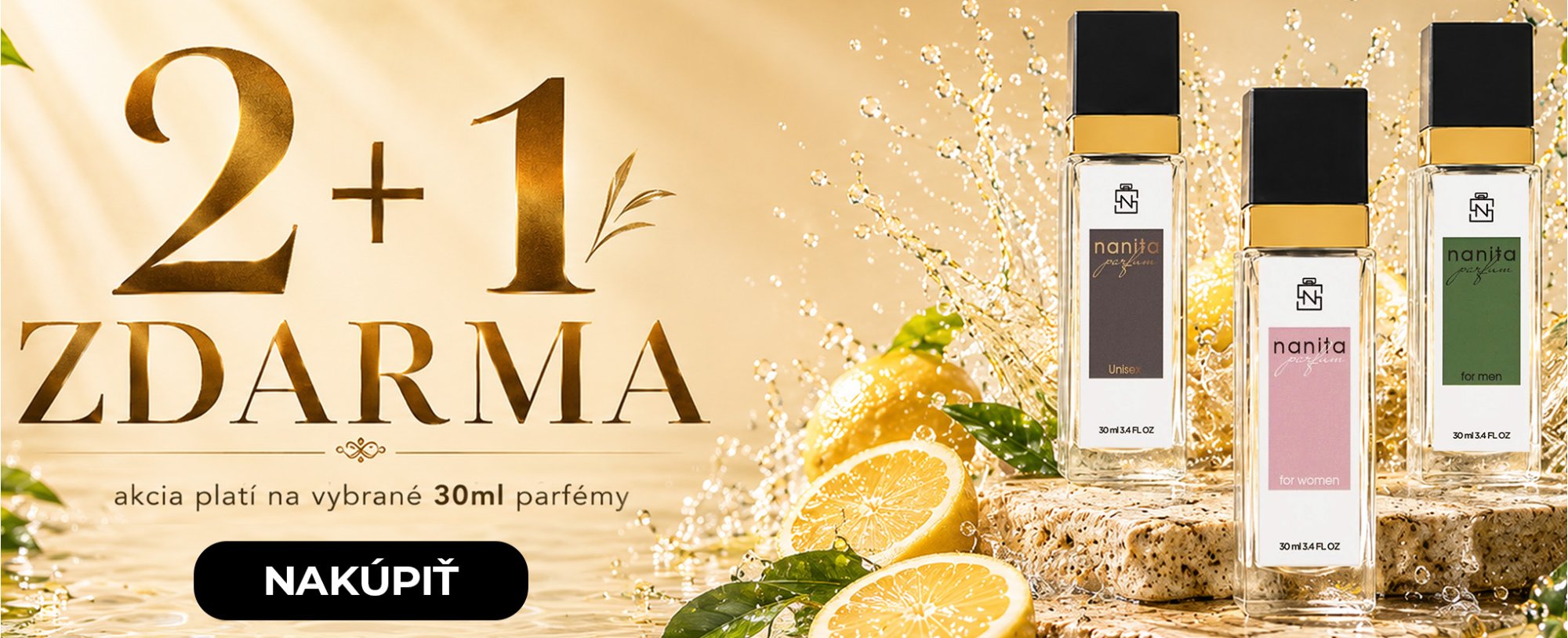 🏝️Letná Akcia: 2+1 ZADARMO!