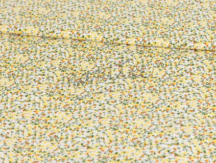 Bavlněné plátno - drobná kvítka