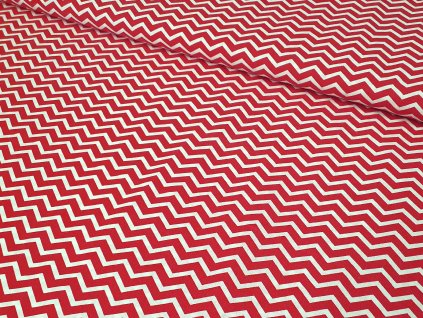platno chevron cerveny