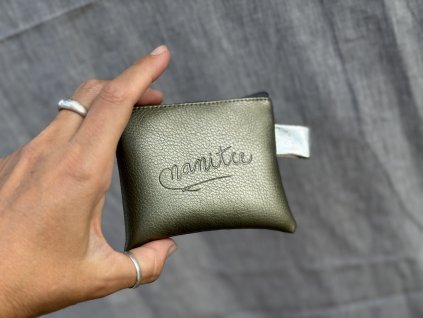 Peněženka na doklady - khaki