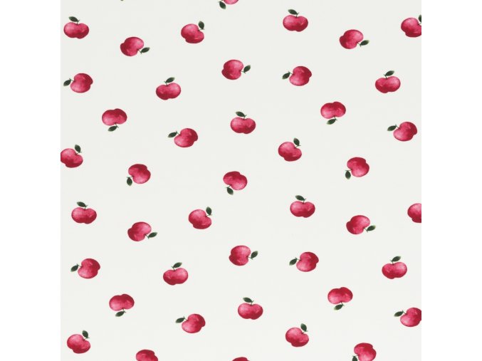 bavlněný úplet jablíčka na smetanové jablka