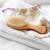 491 1 kokoso baby wooden hairbrush with pouch