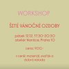 VÁNOČNÍ ŠITÉ OZDOBY - workshop 12.12.2025 17:30-20:30 hod