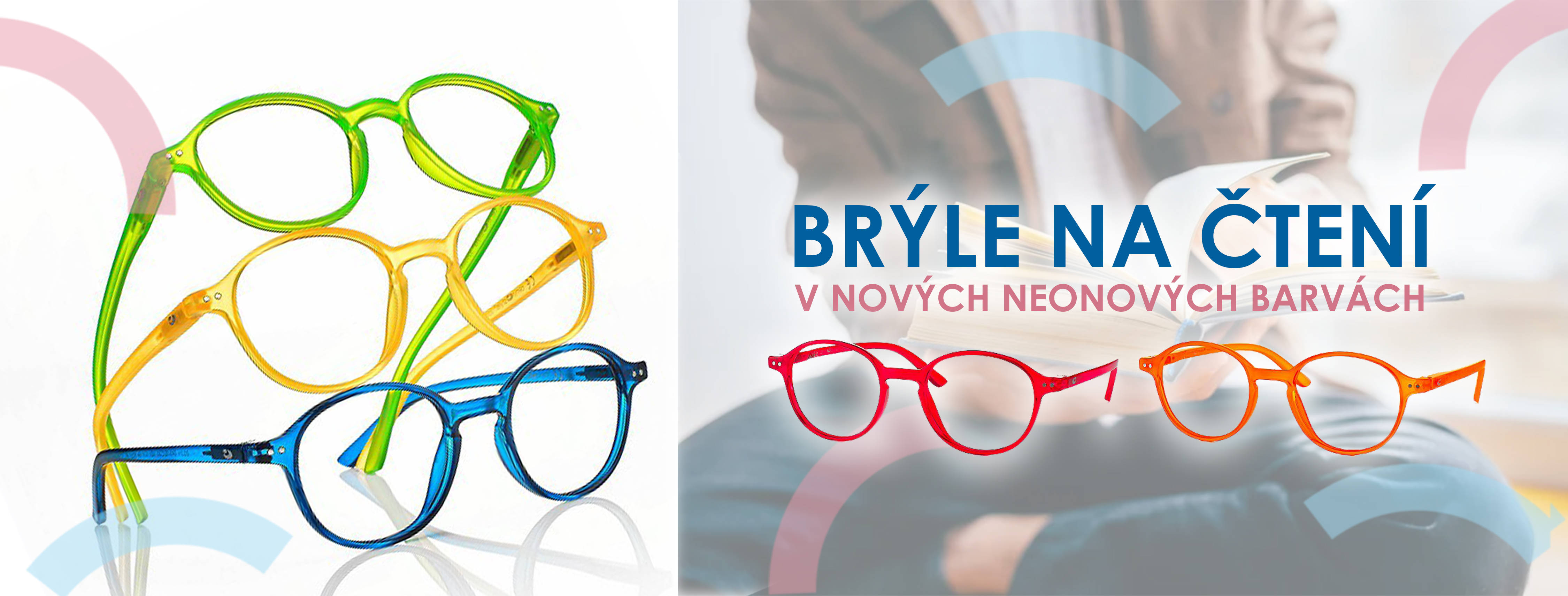Čtecí brýle "neonky"