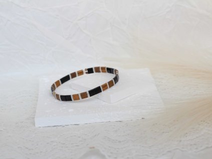 Náramek Miyuki Zemitá elegance