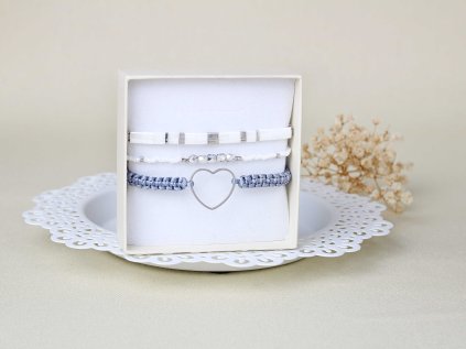 Sada náramků Miyuki Srdce