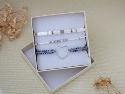Set Miyuki náramků Srdce