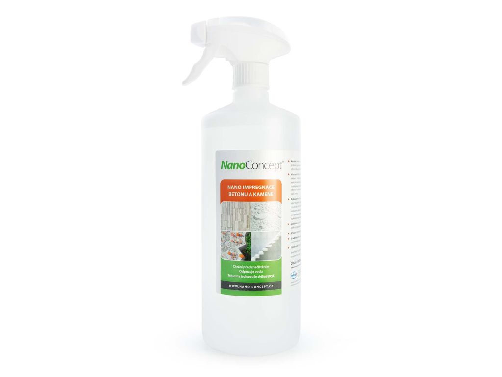 nano impregnace betonu a kamene 500 ml - ideální pro impregnaci betonové dlažby