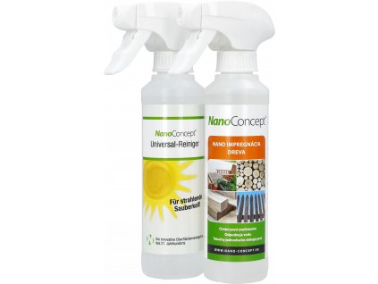 Set nano impregnácie dreva 250 ml