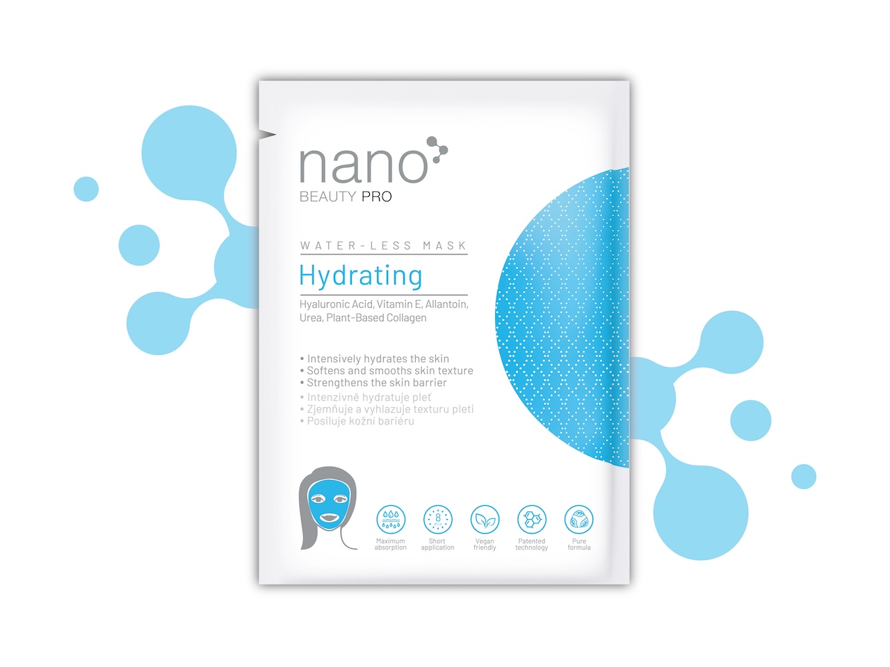 nanoBeauty Hydratační pleťová maska
