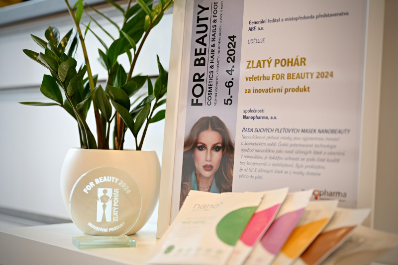 Zlatý pohár za inovativní produkt – veletrh FOR BEAUTY 2024