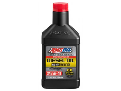 AMSOIL Signature Series 5W-40 Max-Duty Synthetic Diesel Oil 1 Quart / 946 ml