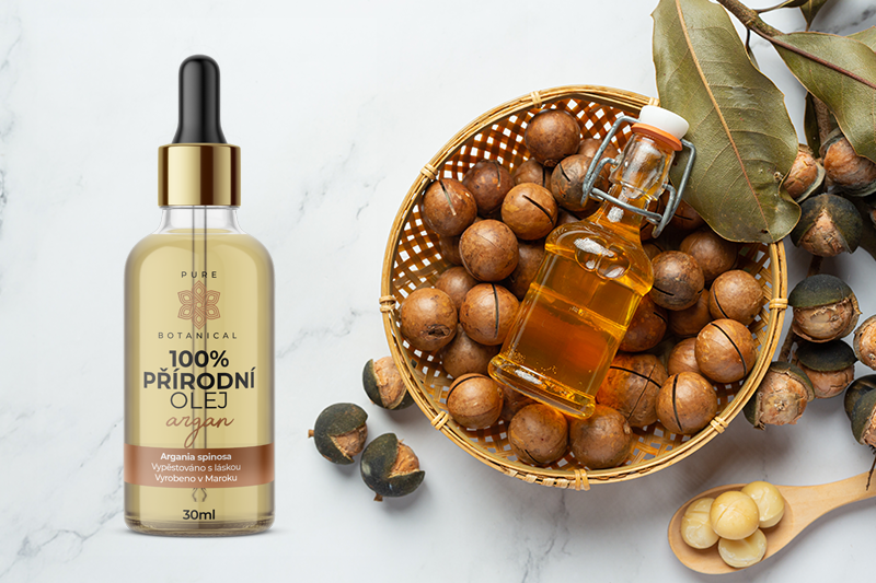 Vyskúšajte na vysušené ruky po upratovaní Arganový olej